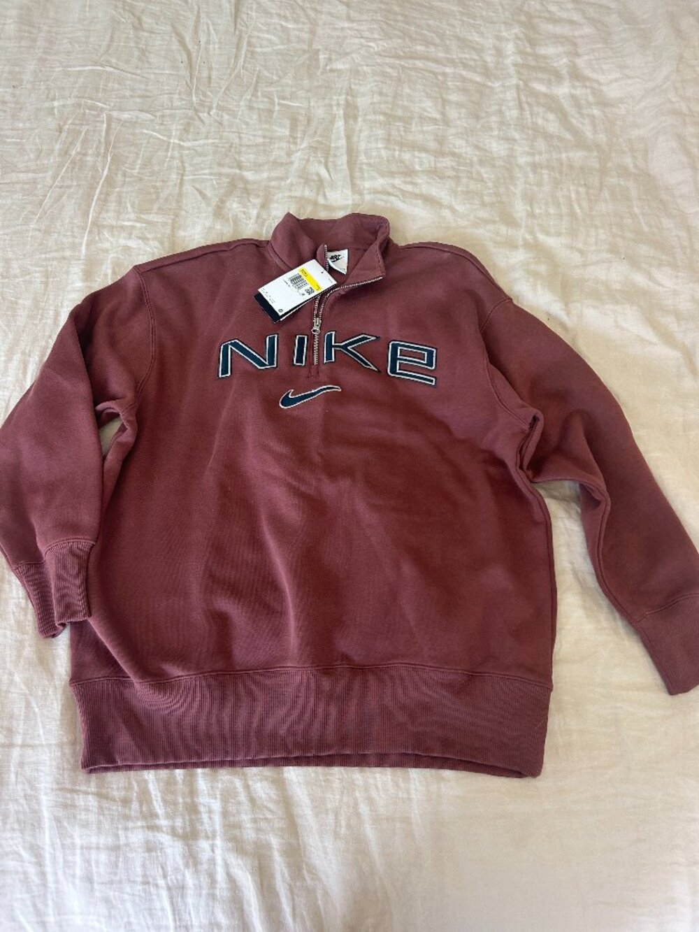 NWT Cozy Nike Quarter-Zip Sweatshirt